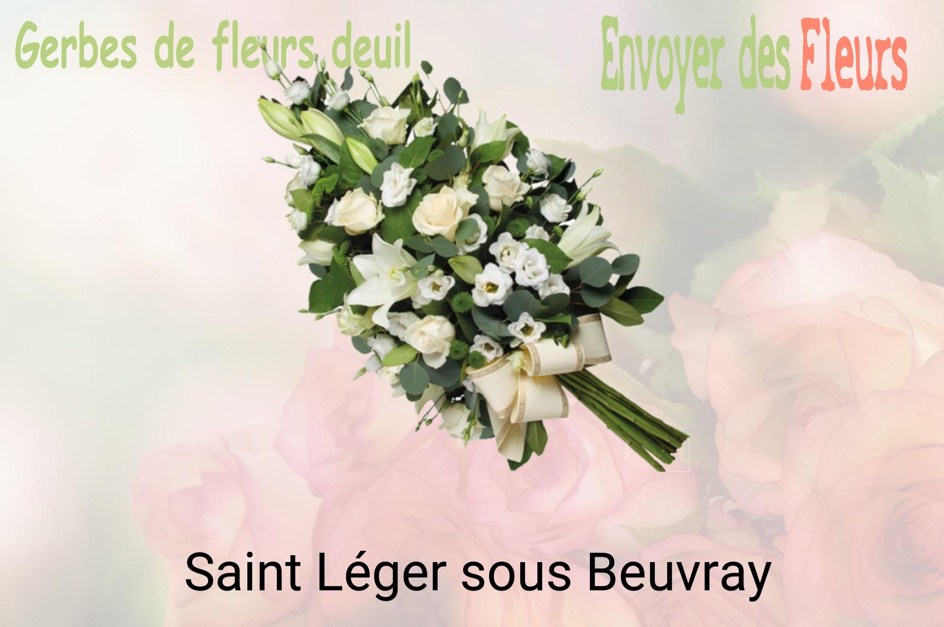 Gerbe de fleurs de deuil livrée à Saint-Léger-sous-Beuvray
